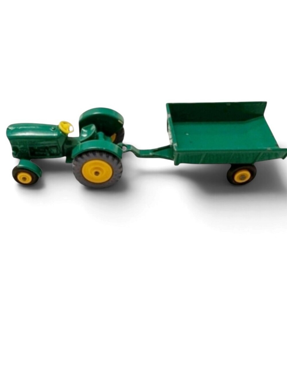 JOHN DEERE Farm Tractor Set Trailer Metal Die Cast Lesney Matchbox Toy 50 51